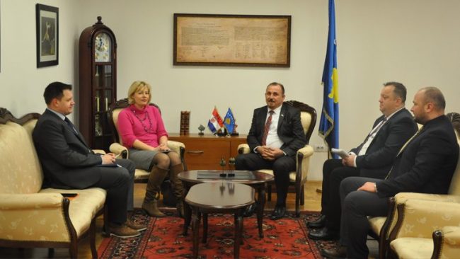 Ministri Mustafa takon ambasadoren e Kroacisë