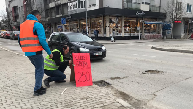 Vetëvendosje ia numëron gropat pushtetit në Gjilan
