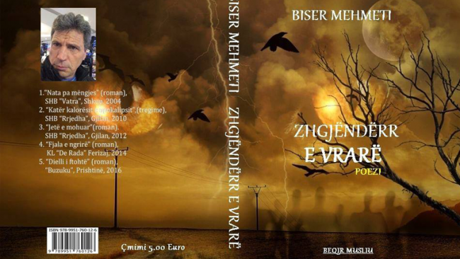 Biser Mehmeti sjell vëllimin poetik “Zhgjëndërr e vrarë”