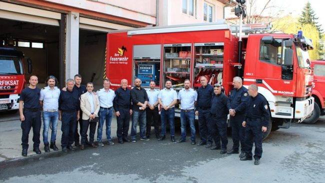 Gjilani pranon një automjet për fikjen e zjarreve donacion nga Zvicra
