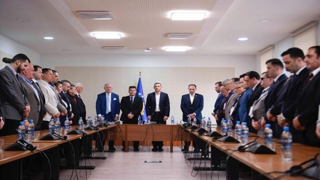 Kryeparlamentari Veseli takoi delegacionin e Batalionit “Atlantiku”
