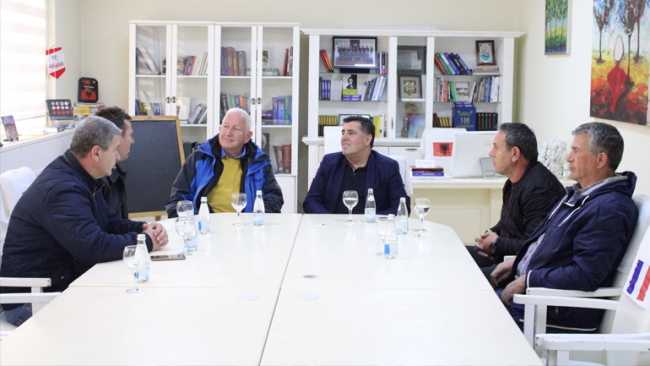 Haziri ka pritur në takim pune kryetarin e federatës së budos dhe kobudos Joachim Jenkel-Peters