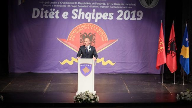 Haradinaj: Të rënët për liri, janë vlera e vetme sublime e jona