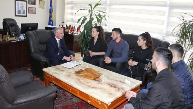 Kryetari i Gjykatës pret në takim Organizatën Rinia Studentore “Kadri Zeka”