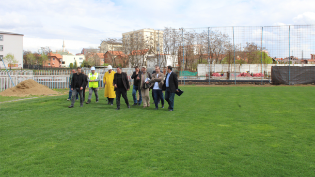 Haziri: Po punojmë shumë që stadiumi i qytetit të përfundoj në vitin e ardhshëm