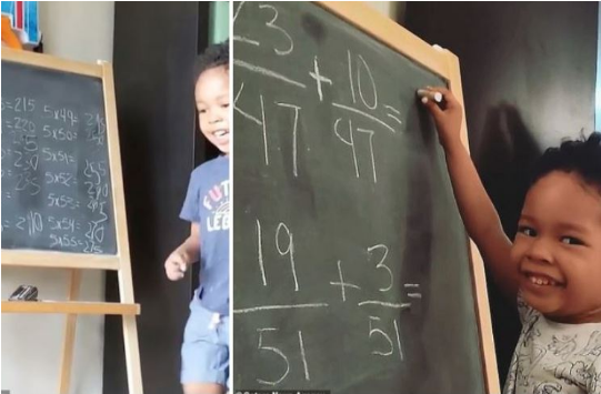 3-vjeçari gjeni në matematikë dhe shah