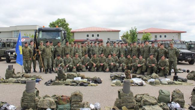 Kontingjenti  i  Forcës së Sigurisë së Kosovës në ushtrimin e NATO-s “Immediate Response-19”