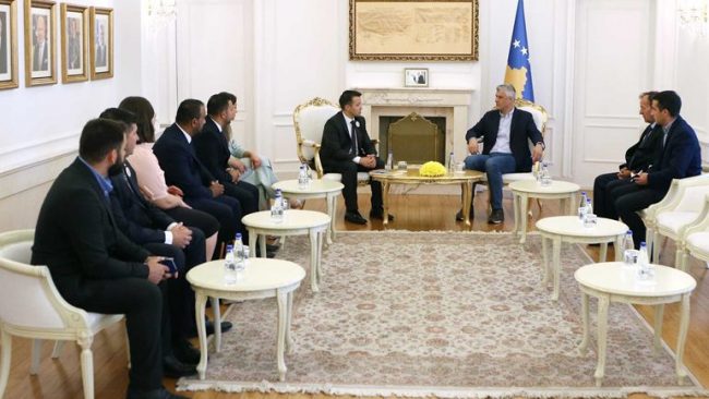 Presidenti Thaçi priti një delegacion të komunitetit egjiptian