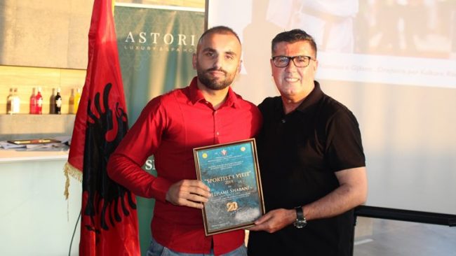 Karateisti Elhami Shabani, sportisti më i mirë i Gjilanit 2018/2019