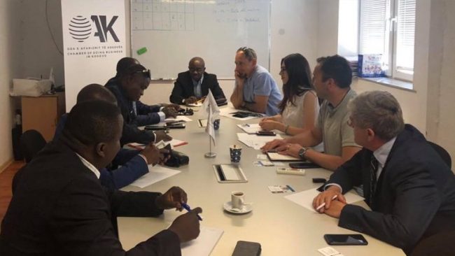 OAK dhe delegacioni nga Kongo diskutojnë mundësitë e eksportit të produkteve të Kosovës