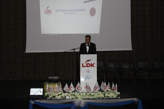 Lutfi Haziri rizgjedhet kryetar i LDK’së në Gjilan
