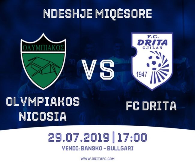 Kf.Drita miqësore me skuadrën nga Superliga e Qipros