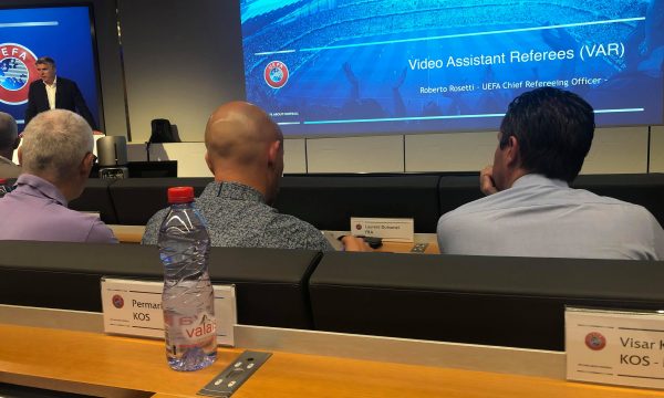 Gjyqtarët e FFK-së pjesëmarrës në takimin e Komitetit të Gjyqtarëve të UEFA-s