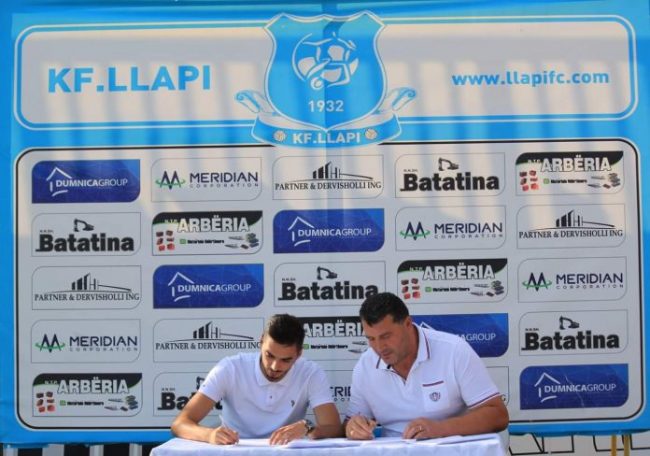 Mërgim Pefqeli prezantohet te Llapi