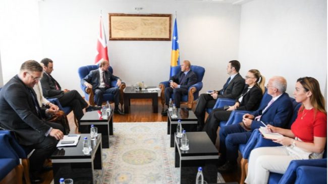 Haradinaj: Kosova është e përkushtuar që të intensifikojë bashkëpunimin bilateral me Britaninë e Madhe