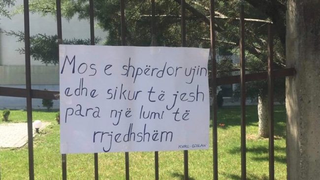 KVRL-ja e Gjilanit me aktivitet për sensibilizimin e qytetarëve për të kursyer ujin