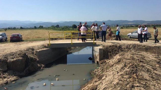Përurohet ura në fshatin Sadovinë e Jerlive