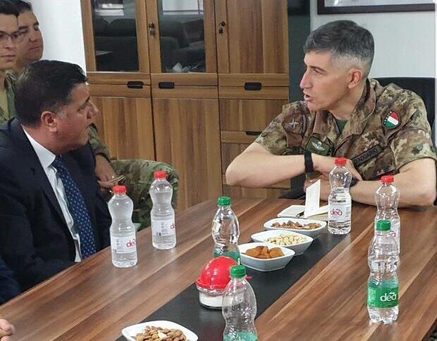 Haziri takon komandantin e KFOR-it, Lorenzo D’addario