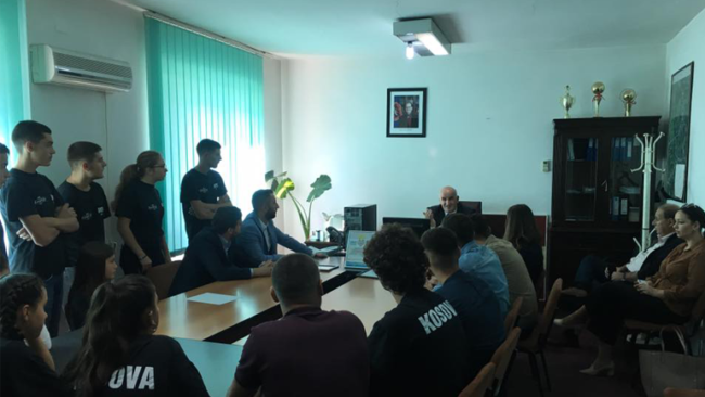 Kryetari Haliti priti në takim përfaqësues të AKV “Kemajl Azizi”