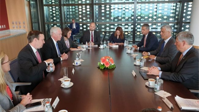 Presidenti Thaçi: Mbështetja e Shteteve të Bashkuara të Amerikës është unike