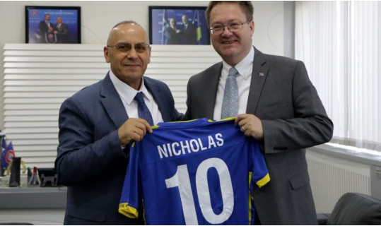 Krerët e FFK-së pritën ambasadorin e ri britanik, Nicholas Abbott