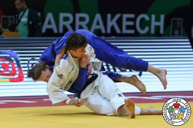 Xhudoja synon normën e gjashtë olimpike me Laura Fazliun