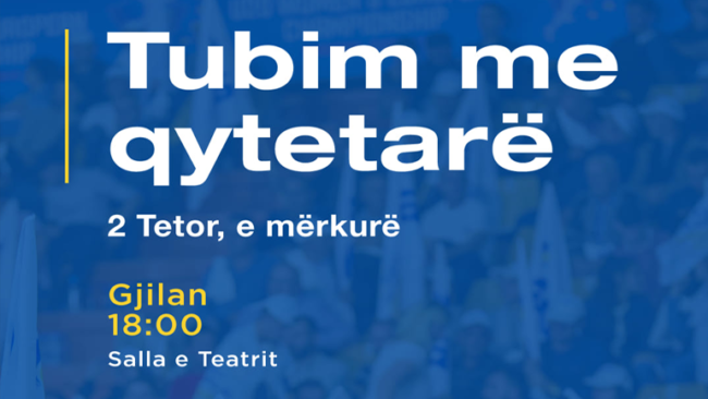 NJOFTIM: Tubimi me qyterarë organizuar nga AKR-ja Dega në Gjilan