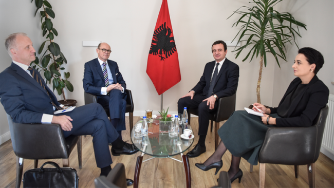 Albin Kurti takon përfaqësuesin special të Norvegjisë për Ballkanin Perëndimor