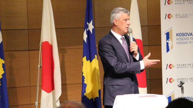 Presidenti Thaçi dekoroi miqtë japonezë që promovuan Kosovën