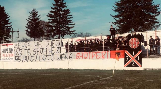 “Ballistët” e FC Shkëndisë me poster për Shqipërinë