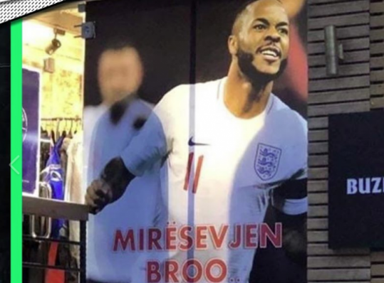 Bota po mahnitet me iniciativën e kosovarëve kundër racizmit para ndeshjes me Anglinë
