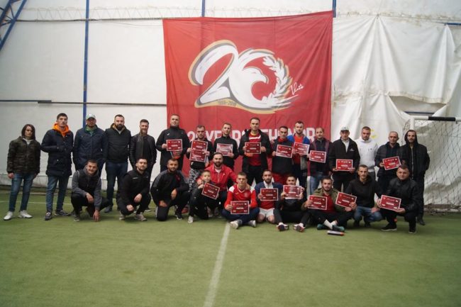 “Skifterat” zhvillojnë turnir futbolli në shënim të 20 vjetorit