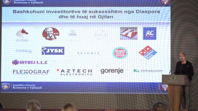 Gjilani prezanton mundësitë për investime në Konventen me Bizneset e Diasporës