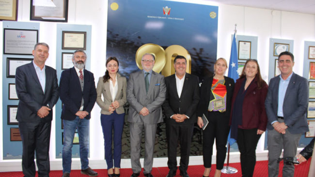 Haziri pret kryetarin e Dhomës së Tregtisë, Indrustrisë dhe Shërbimeve Zvicër-Kosovë, për bashkëpunim në zhvillim lokal ekonomik