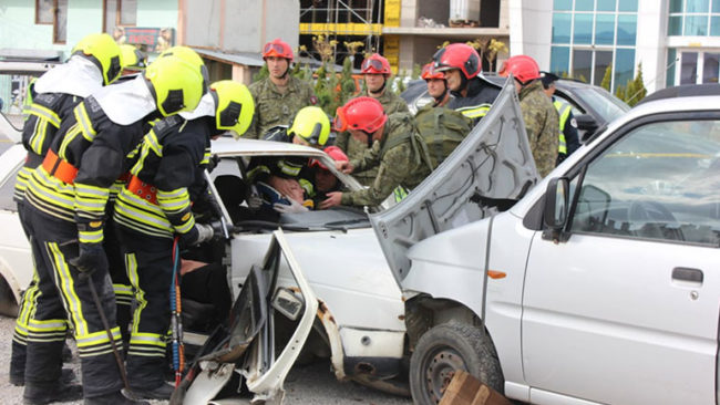 Në ushtrimin fushor “Partnerët 19” u tregua gatishmëria e lartë e ndërhyrjes në raste emergjente