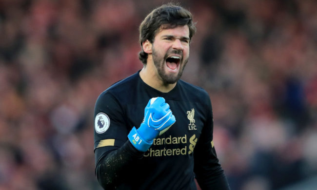 Alisson Becker portieri i vitit 2019