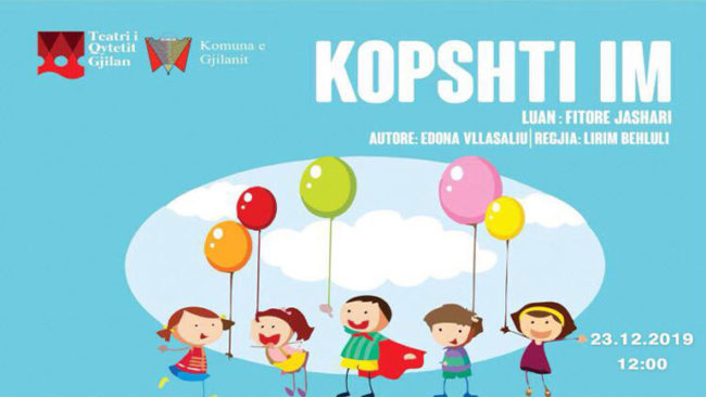 Shfaqja teatrale për fëmijë “Kopshti im” vije premierë në Teatrin e Gjilanit