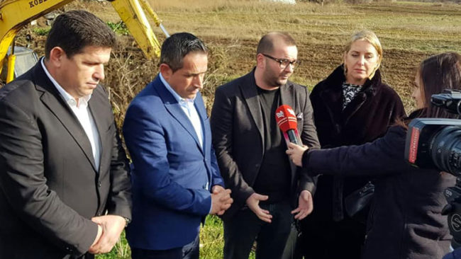 Ismajli: Me këtë projekt po rregullohet problemi i ujërave të zeza për banorët e Dobërçanit