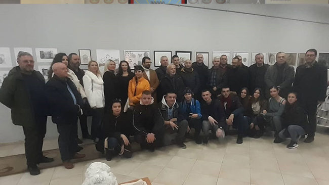 Nxënësit e shkollës së artit me ekspozitë kolektive