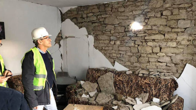 Kadriu vlerëson bashkëpunimin me autoritetet e shtetit shqiptar për vlerësimin e dëmeve nga tërmeti