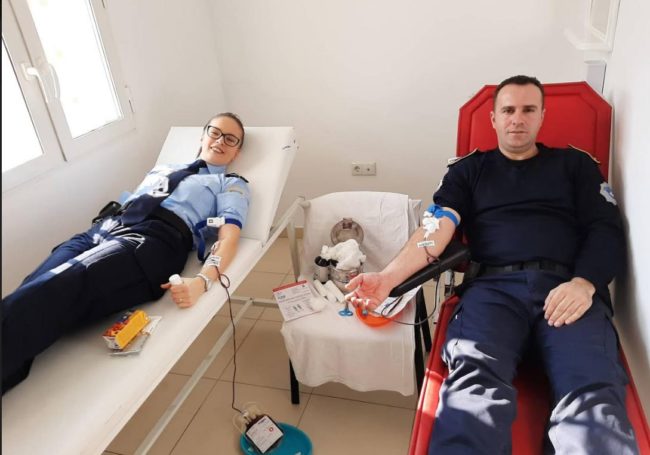 Shërbimi Korrektues në Gjilan dhurojnë gjak për nevoja të qytetarëve
