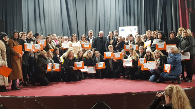 U certifikuan 66 gra vitiase në fushën e përpunimit të ushqimeve