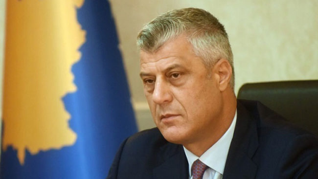 Presidenti Thaçi anulon vizitën zyrtare në SHBA