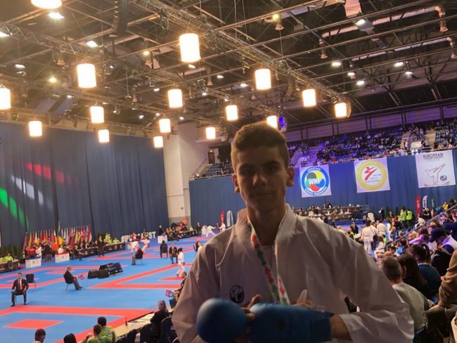 Karateisti i ri, Dren Ibrahimi, një fitore larg medaljes së bronztë evropiane