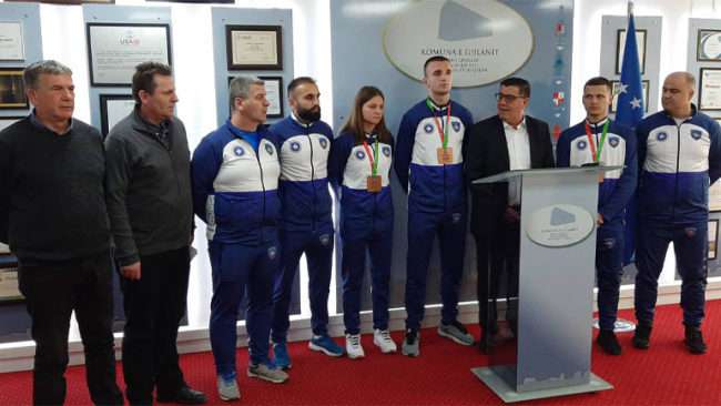 Haziri: Gjilani është krenar me sukseset e karateistëve në Kampionat Europian