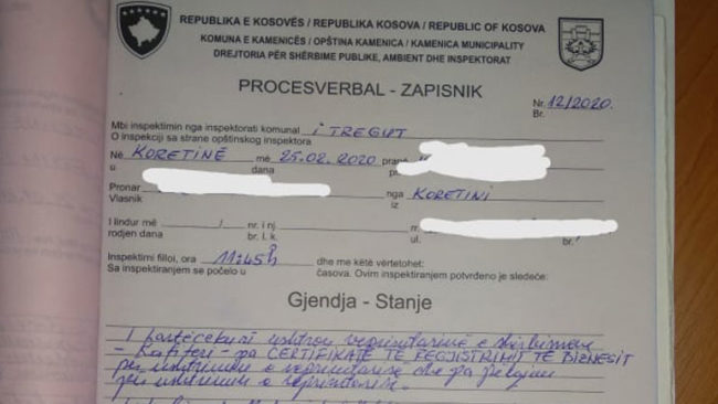 Inspektorati edhe sot në aksion, mbyllë një lokal pa certifikatë biznesi