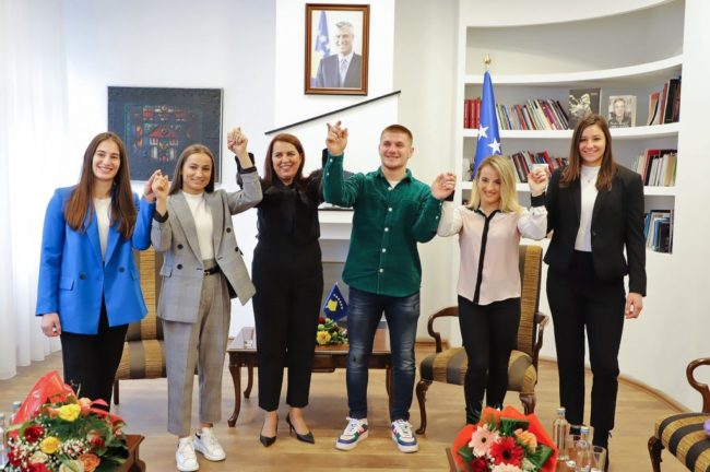 Ministrja e re e MKRS-së takon xhudistët kulminantë: Na pret Tokio, më të fortë se kurrë!