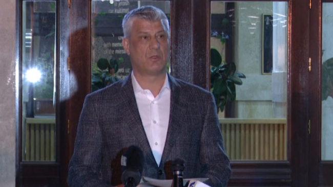 Presidenti Thaçi do t’i propozon Kuvendit shpalljen e gjendjes së jashtëzakonshme