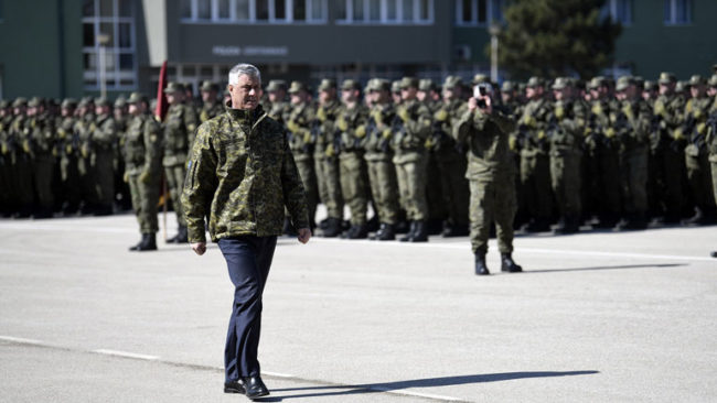 Presidenti Thaçi: Emri i kësaj kazerme është emri i lirisë dhe pavarësisë