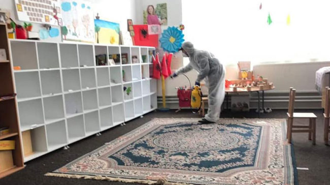 Dezinfektim e pastrim në Ramjan dhe Gjylekar